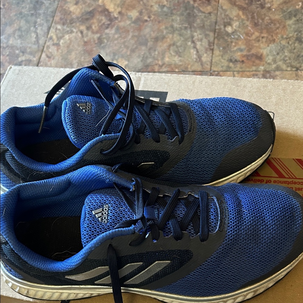 Adidas Men's Navy and Black Athletic Shoes